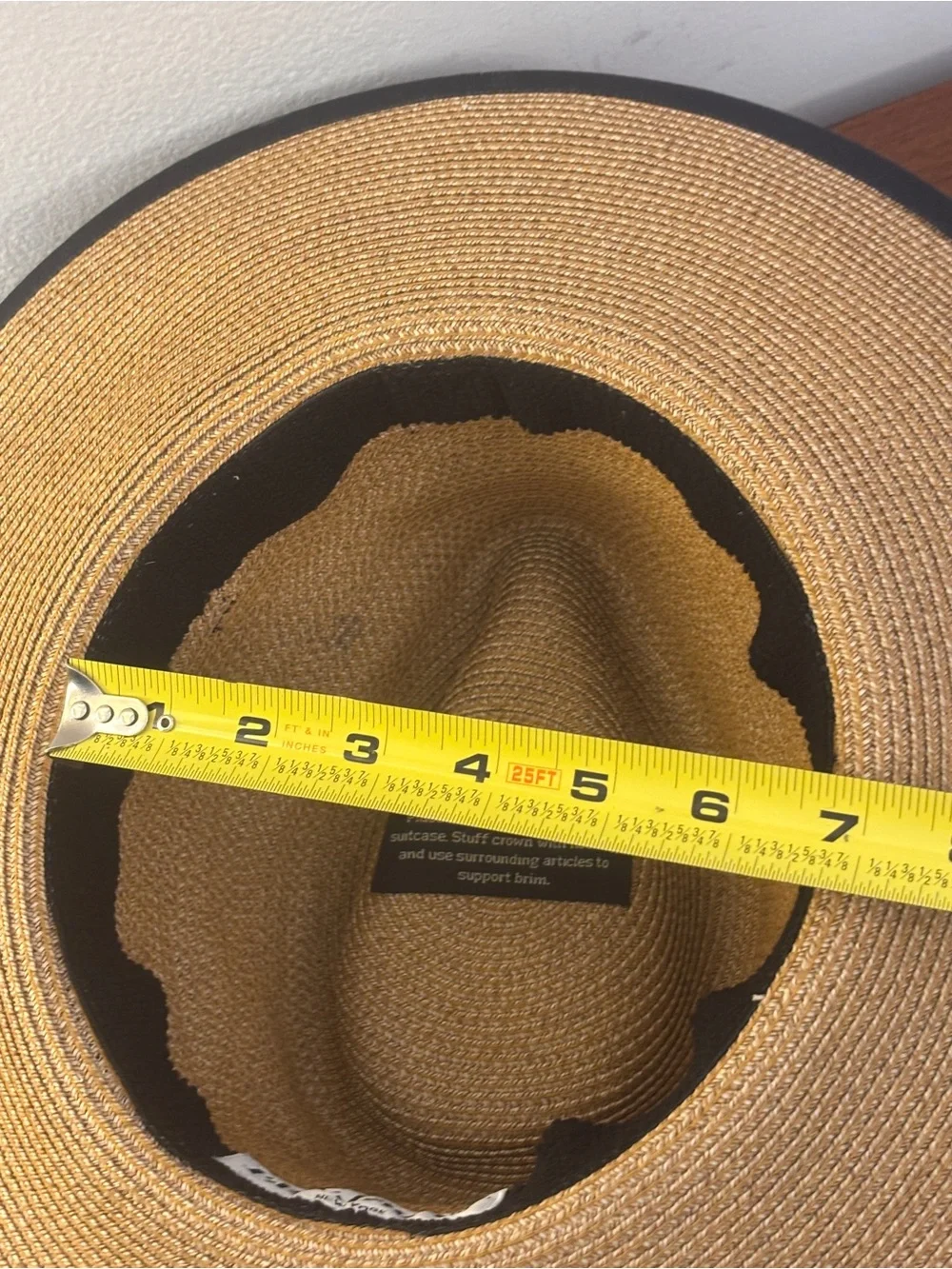 Eric Javits Squishee Instinct Straw Fedora Sun Hat Natural - Picture 11 of 14